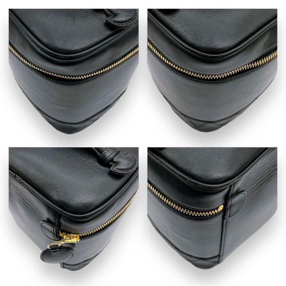 CHANEL Other - CHANEL Vintage Lambskin COCO Vanity Bag Black 240615N
